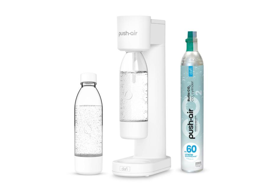 Zdjęcie: Saturator do wody gazowanej Pushair biały DAFI