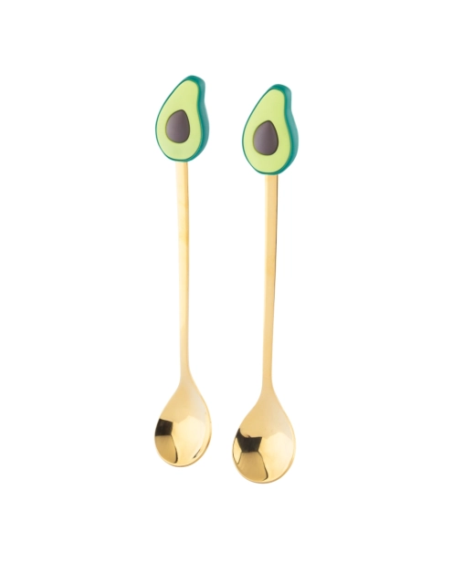 Zdjęcie: Komplet 2 łyżeczek w odcieniu złota z ozdobną końcówką awokado ALTOM DESIGN