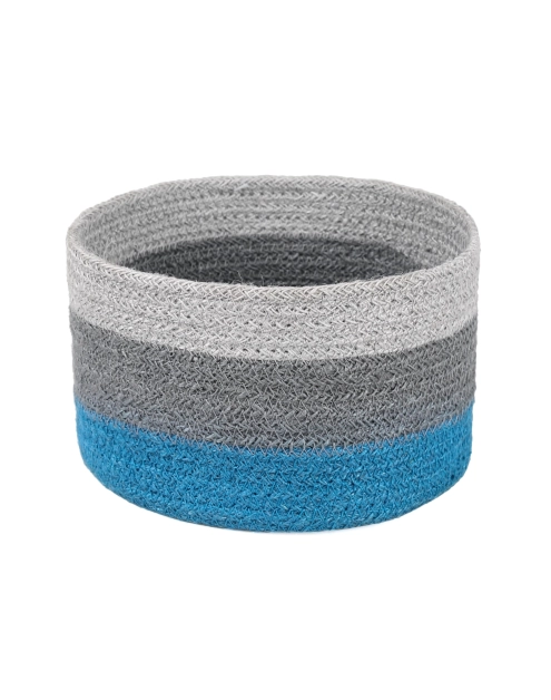 Zdjęcie: Kosz jutowy 19x19x12 cm trójkolorowy okrągły TIN TOURS