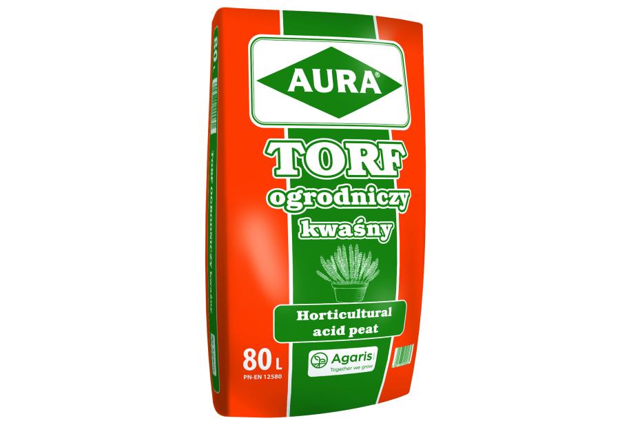 Zdjęcie: Torf ogrodniczy kwaśny 80 L AURA
