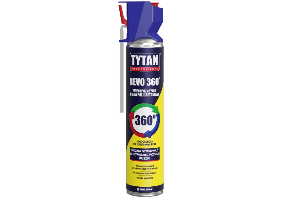 Zdjęcie: Piana poliuretanowa Revo 360° wielopozycyjna 780 ml TYTAN PROFESSIONAL