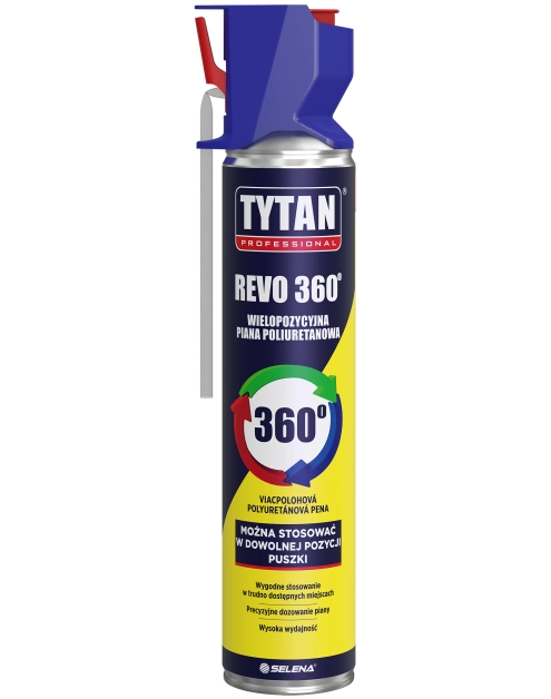 Zdjęcie: Piana poliuretanowa Revo 360° wielopozycyjna 780 ml TYTAN PROFESSIONAL