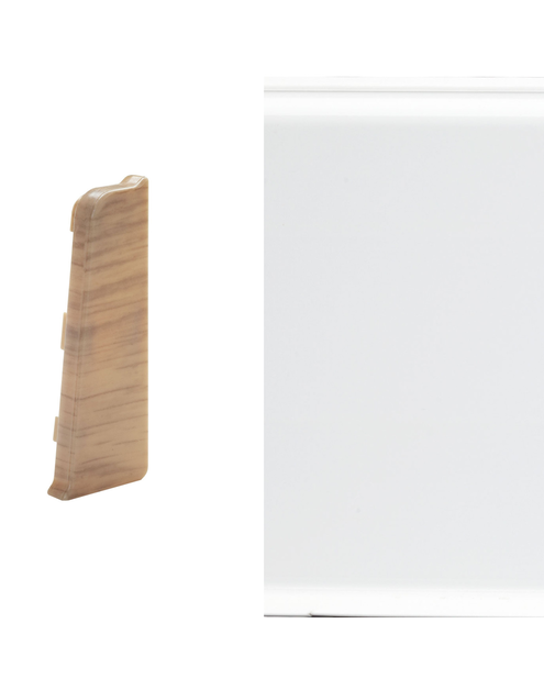 Zdjęcie: Zakończenie prawe i lewe do listwy Indo biały połysk ARBITON