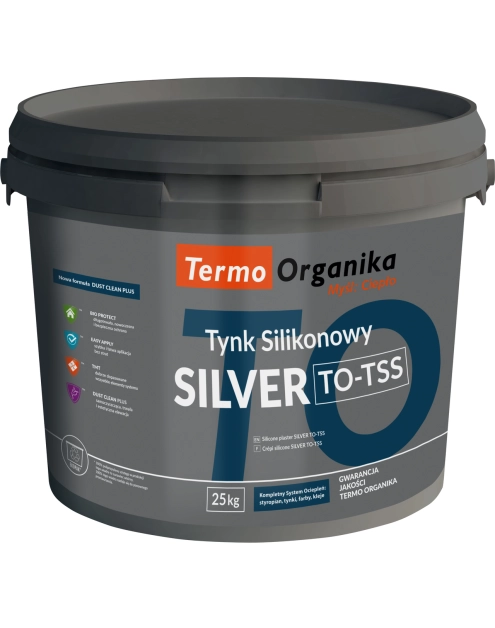 Zdjęcie: Tynk silikonowy Silver TO-TSS TERMO ORGANIKA