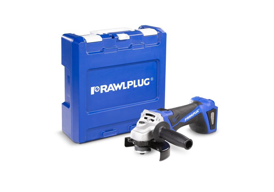 Zdjęcie: Szlifierka kątowa RawlGrinder R-PAG18, walizka R-RC-4414 RAWLPLUG