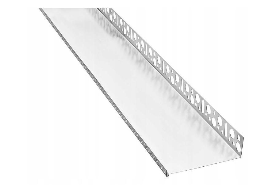 Zdjęcie: Listwa aluminiowa cokołowa do fasad zewnętrznych 2,5 m x 83 mm, 10 szt opakowanie RR PROFILE