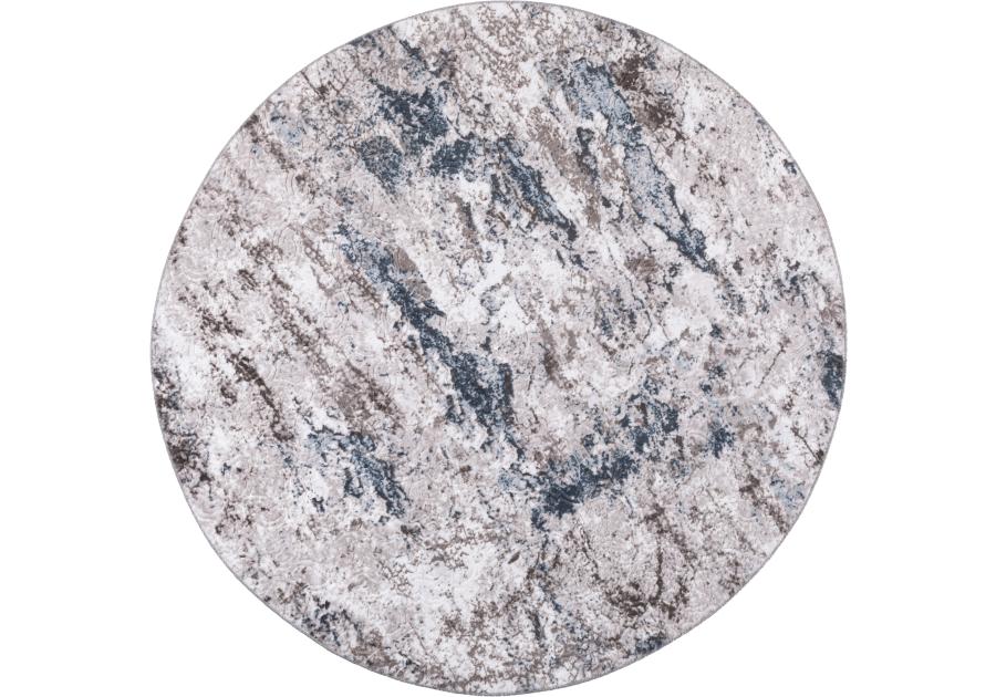 Zdjęcie: Dywan Vision 150 cm koło przecierka szaro-granatowa MULTI-DECOR