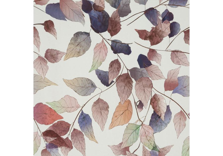 Zdjęcie: Zasłona Lili z mikrofibry 140x270 cm biało-ruda na taśmie EUROFIRANY