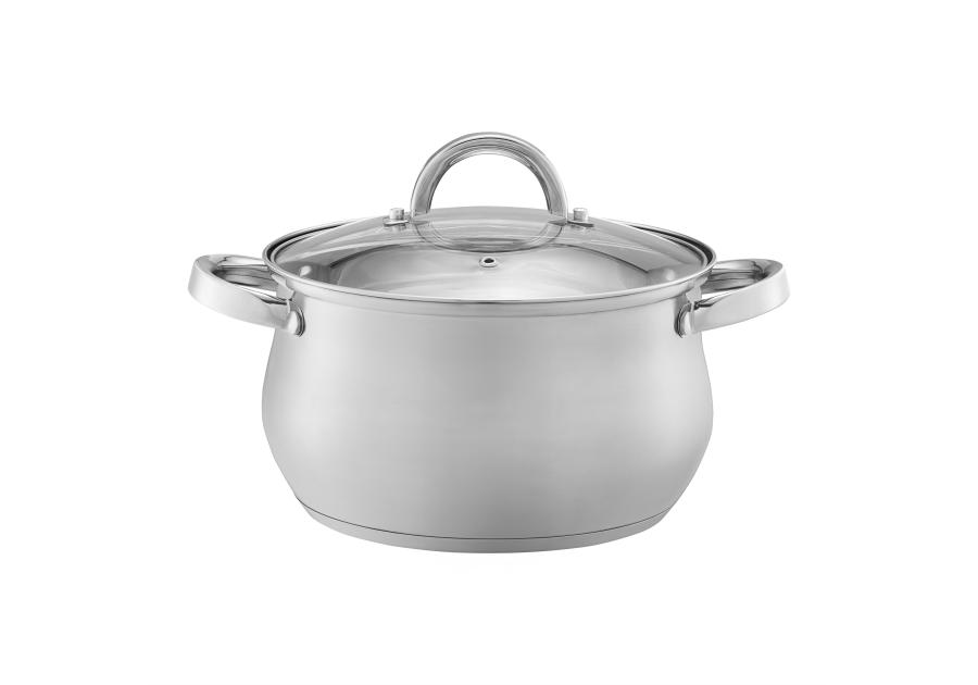Zdjęcie: Garnek ze szklaną pokrywą Domingo 22 cm 5,3 L DOMOTTI