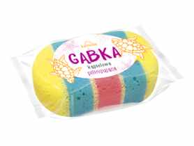 Gąbka kąpielowa delikatnie pilingująca Kamelia 1 szt. GROSIK