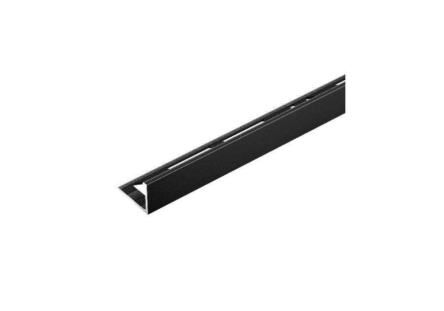 Zdjęcie: Profil do glazury narożny 10 mm czarny mat 2,5 m CEZAR