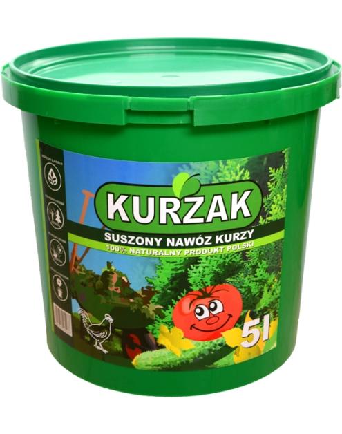 Zdjęcie: Kurzak - suszony nawóz kurzy wiaderko 5 L BIOVITA