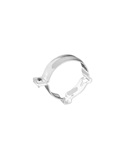 Zdjęcie: Uchwyt rury Kanion 90 mm biały stal uniwersalna ocynk WAVIN