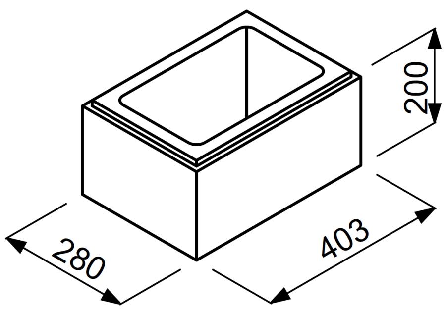Zdjęcie: Bloczek ogrodzenia Piro BP28 cyrkon JONIEC