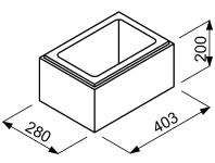 Zdjęcie: Bloczek ogrodzenia Piro BP28 cyrkon JONIEC