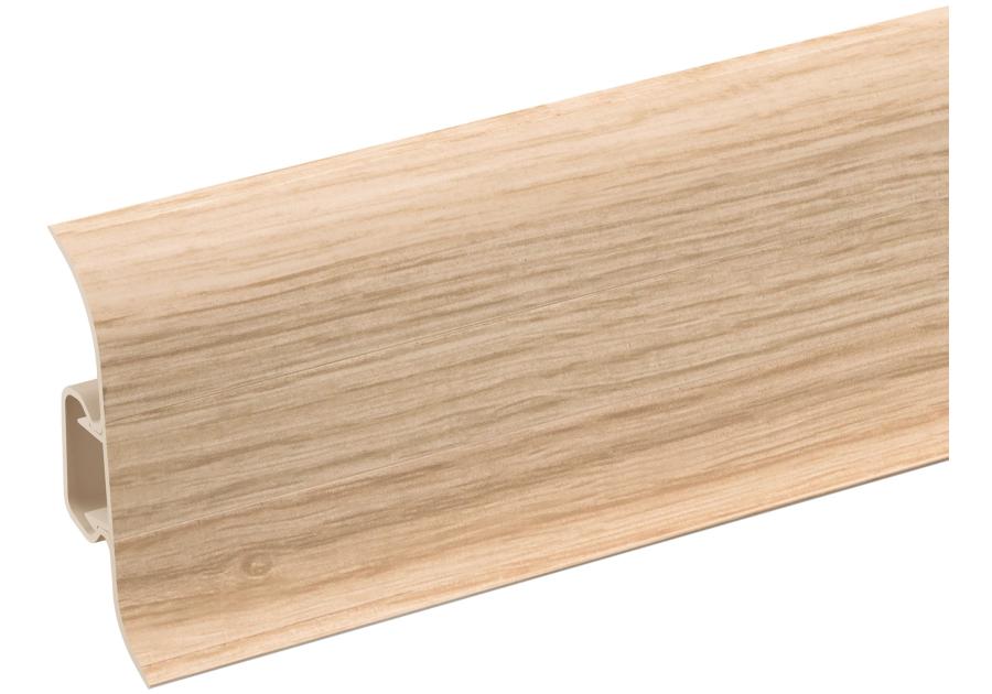 Zdjęcie: Listwa przypodłogowa PVC Premium Classic 22x59 mm; 2,20 m Dąb Riverside Mat CEZAR