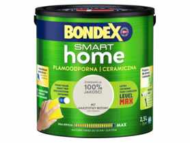 Farba plamoodporna najczystszy beżowy 2,5 L BONDEX SMART HOME