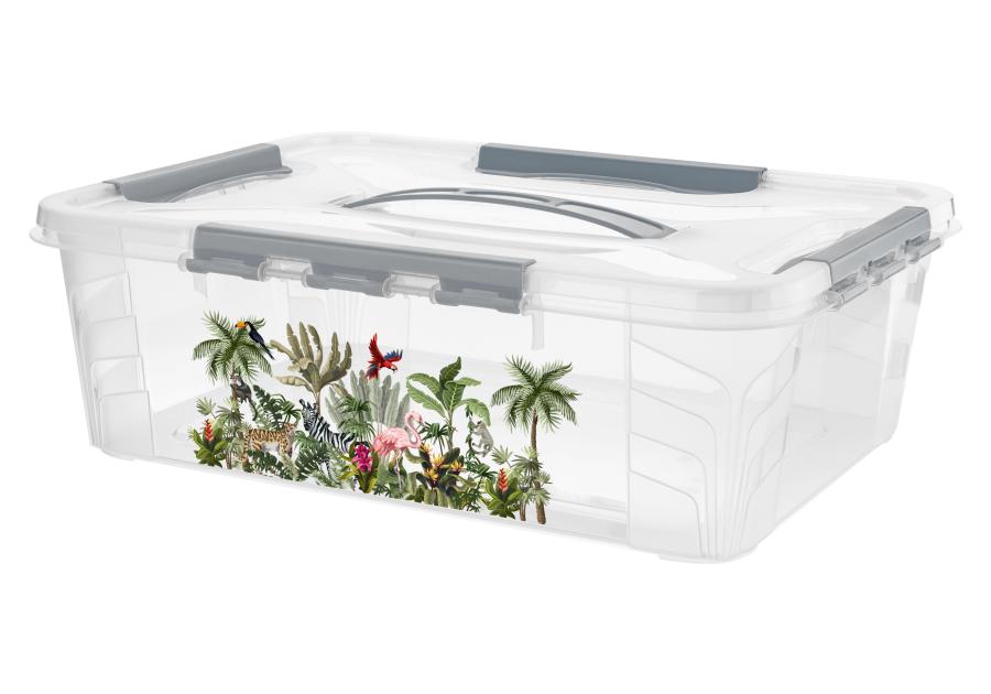 Zdjęcie: Pojemnik Lina Jungel 10 L kosmiczny szary KEEEPER