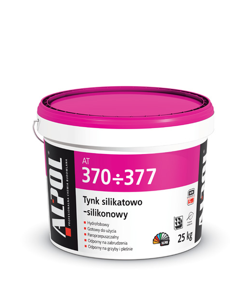 Zdjęcie: Tynk silikatowo-silikonowy baranek 2.0 mm, baza B1, 25 kg AT372 ALPOL