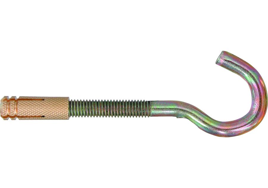 Zdjęcie: Tuleja rozprężna mosiężna M5 z hakiem sufitowym 100 sztuk RAWLPLUG