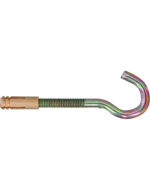 Zdjęcie: Tuleja rozprężna mosiężna M5 z hakiem sufitowym 100 sztuk RAWLPLUG