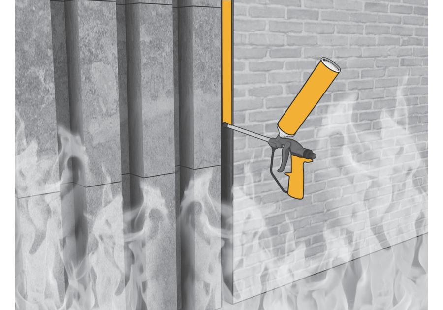 Zdjęcie: Piana montażowa ognioodporna Sika Boom 400 fire 750 ml SIKA