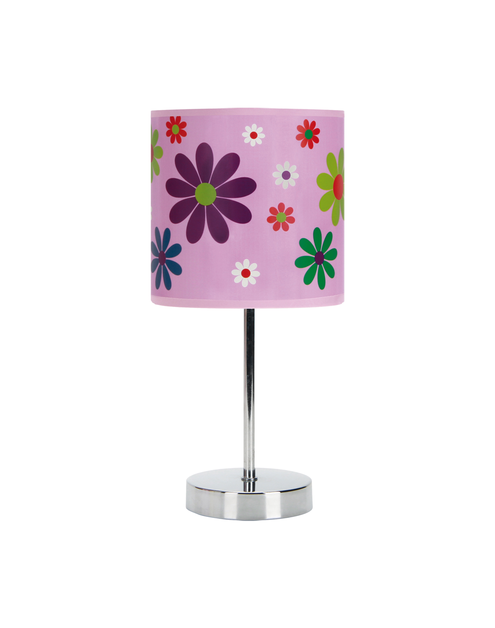 Zdjęcie: Lampka stołowa Nuka E14 Pink kolor różowy/chrom max 25 W STRUHM