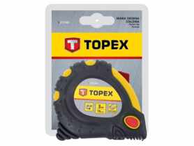 Miara zwijana stalowa 3 m x 19 mm, magnes TOPEX