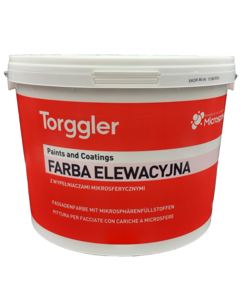 Zdjęcie: Farba silikonowa zewnętrzna Ekor 86 baza A 10 L biała TORGGLER