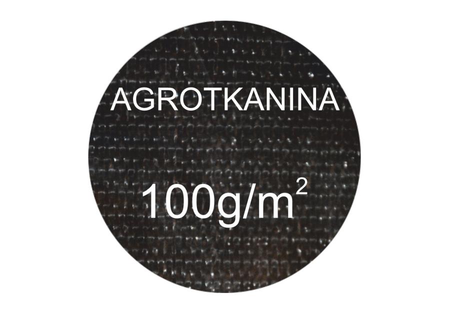 Zdjęcie: Agrotkanina czarna mocna 1,65x100 m 100g/m2 BIOVITA