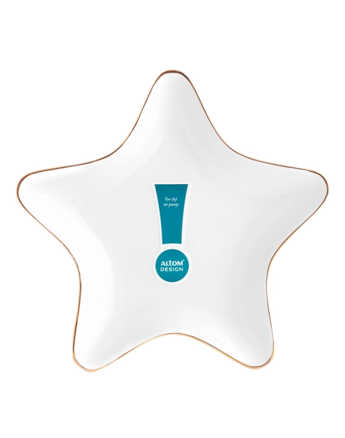 Zdjęcie: Naczynie gwiazdka 19x18x2 cm ze złotą linią ALTOM DESIGN