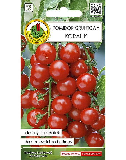 Zdjęcie: Pomidor gruntowy Koralik 0,5 g PNOS