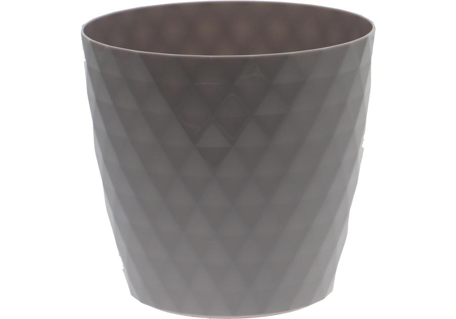 Zdjęcie: Doniczka Cristal 18 cm popiel GARDEN LIFE