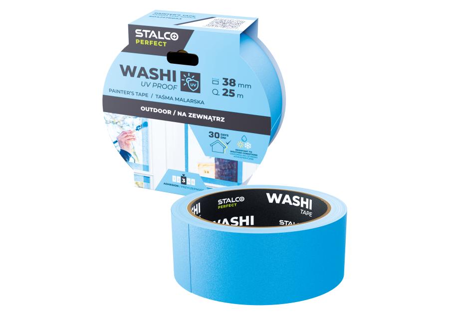 Zdjęcie: Taśma malarska Washi UV Proof 25 mm x 25 m PERFECT