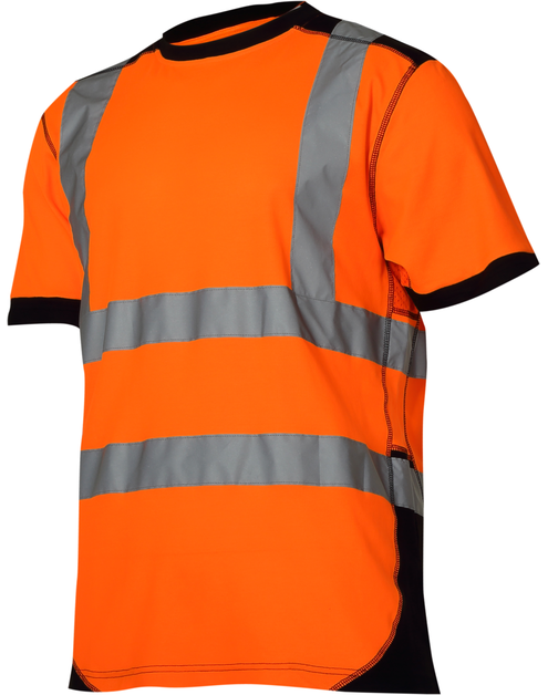 Zdjęcie: Koszulka T-Shirt ostrzegawcza, pomarańczowo-czarny, 3XL, CE, LAHTI PRO