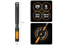 Zdjęcie: Uchwyt aluminiowy krótki rozmiar S One Click FISKARS