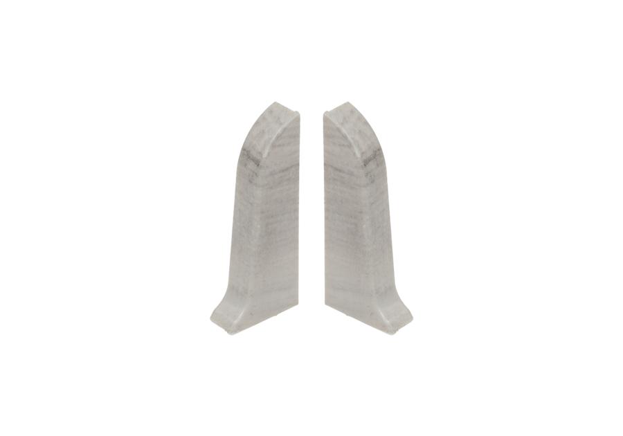 Zdjęcie: Zakończenia do listwy przypodłogowej Classic zaślepki 2 sztuki L,P Dąb Chillout Mat CEZAR