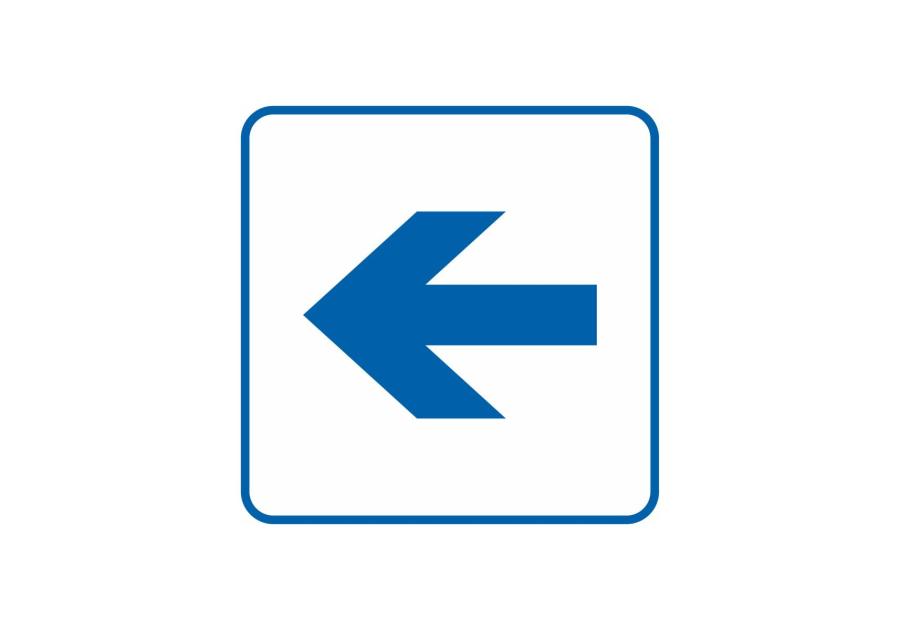 Zdjęcie: Oznaczenie "Strzałka kierunkowa" 14,8x14,8 cm METRO