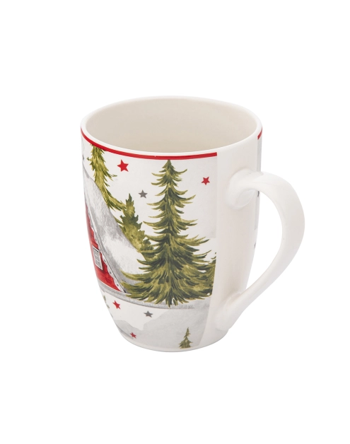 Zdjęcie: Kubek baryłka 370 ml dekoracja winter time B ALTOM DESIGN