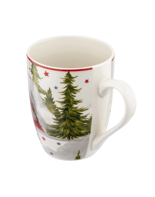 Zdjęcie: Kubek baryłka 370 ml dekoracja winter time B ALTOM DESIGN