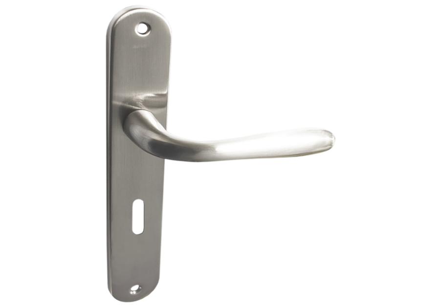 Zdjęcie: Klamka Ewa na długim szyldzie na klucz  KUCHINOX