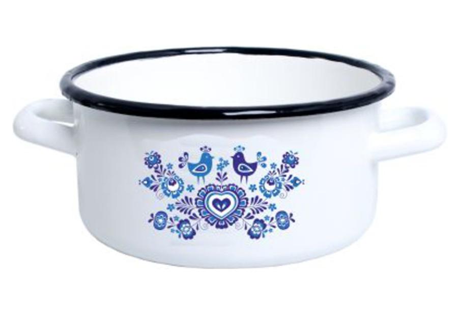 Zdjęcie: Rondel Blue 14 cm - 1 L z uchwytami EMALIA