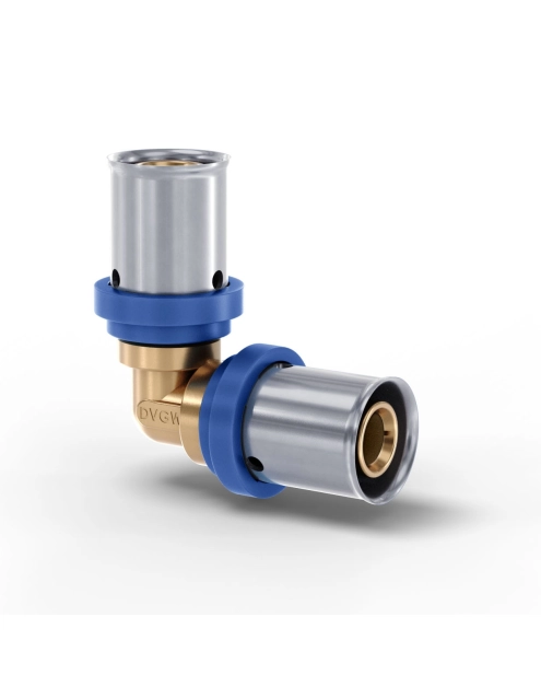 Zdjęcie: Kolano zaciskowe 16 90 stopni Radopress PIPELIFE