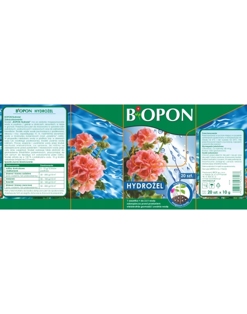 Zdjęcie: Hydrożel preparat do magazynowania wody w podłożu 10 g BIOPON