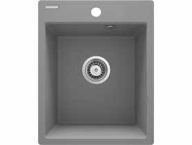 Zlewozmywak Corio szary metalik granit 1K B/O 400x500x211 DEANTE