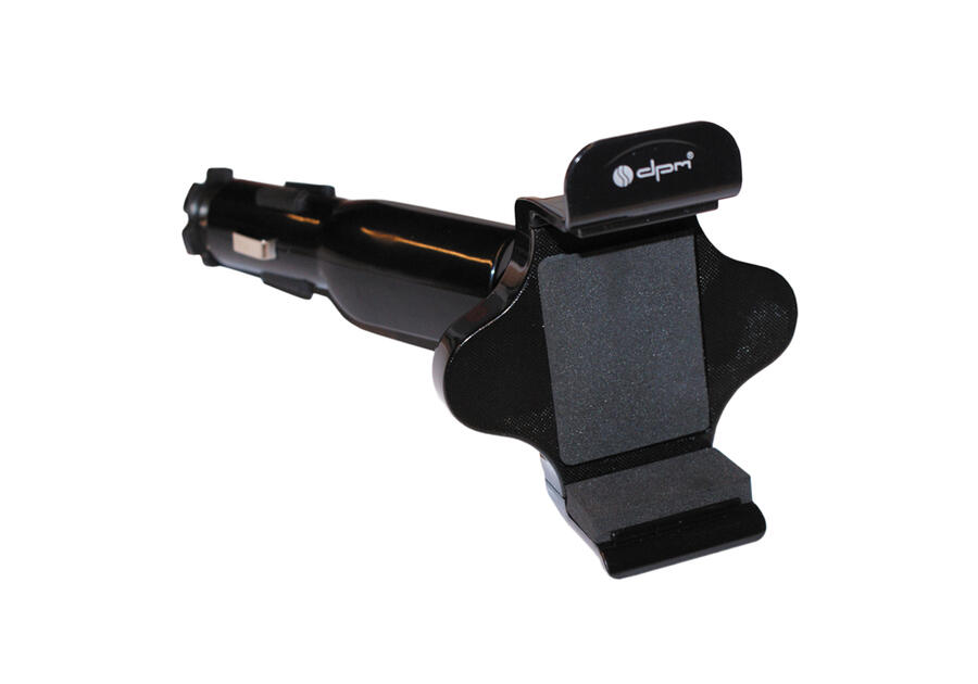 Zdjęcie: Uchwyt samochodowy do telefonów z ładowarką USB 1,5 A TKC-34 DPM SOLID