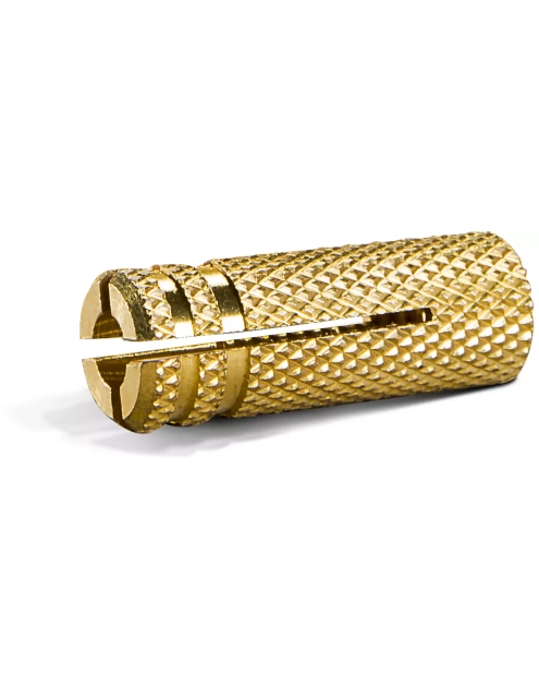 Zdjęcie: Tuleja mosiężna z gwintem wewnętrznym TM M5 mm 100 sztuk RAWLPLUG