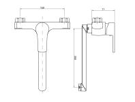Zdjęcie: Bateria zlewozmywakowa Verso chrom INVENA