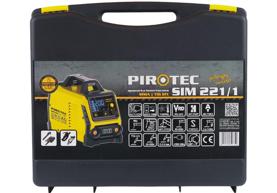 Zdjęcie: Spawarka inwerterowa SIM 221/1 - MMA/TIG lift PIROTEC
