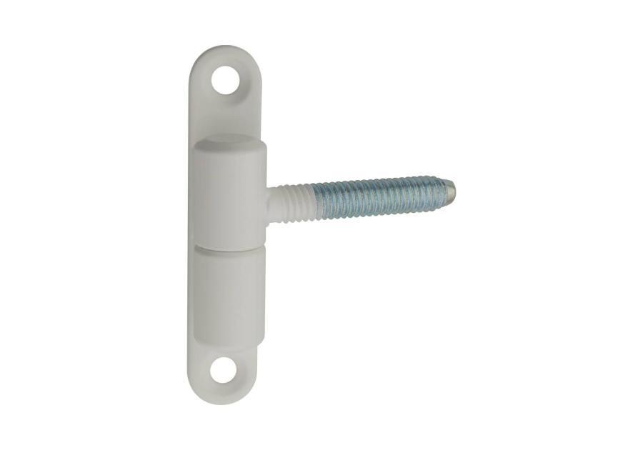 Zdjęcie: Zawias 13x45 mm przykręcany lakier biały, 2 sztuki METRO